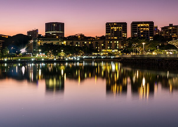 Darwin, Australia skyline at sunrise