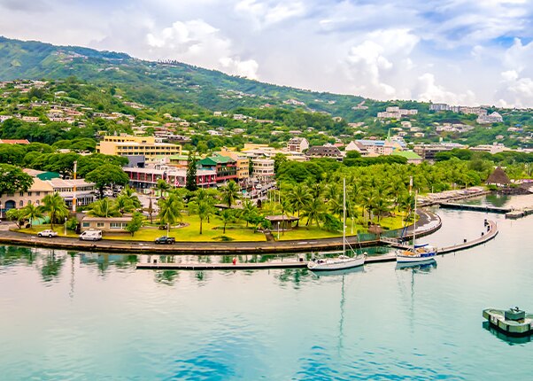 Harbour of Papeete, French Polynesia