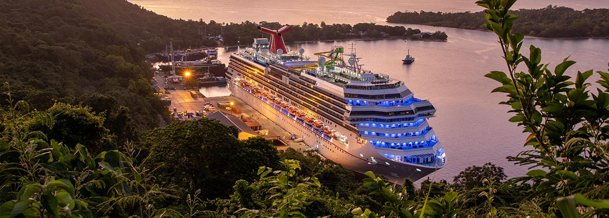 Carnival Splendor arriving in Port Vila, Vanuatu