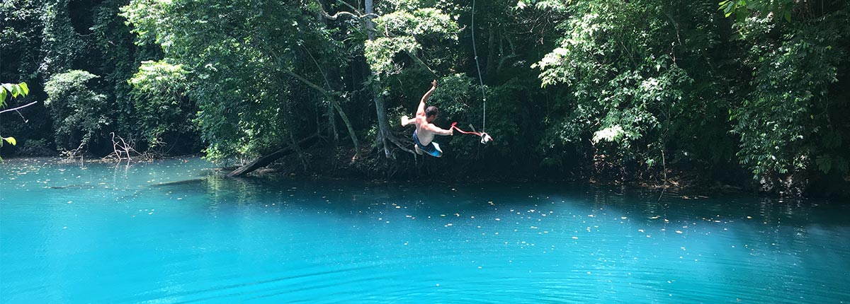 Swimming in Santo, Vanuatu