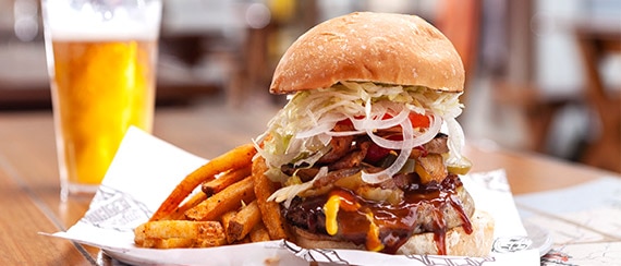 Guy Fieri's Boomerang Burger