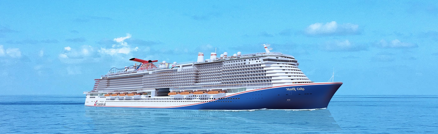 mardi gras sails out to sea