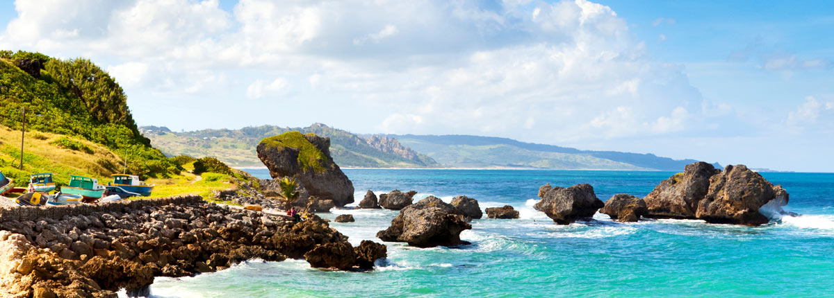 rocky coastline of barbados