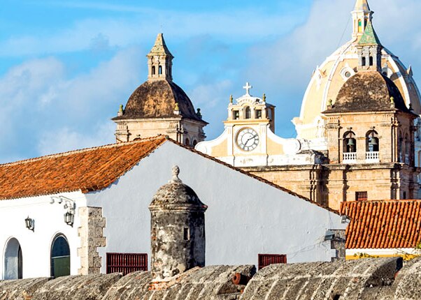 view historic buildings in cartagena