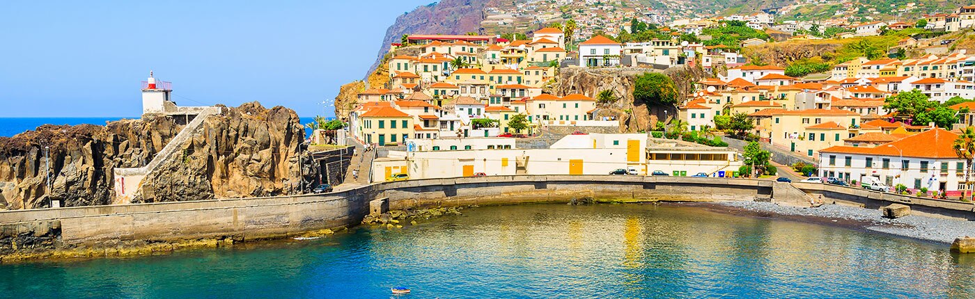 camara de lobos port in funchal, madeira, portugal