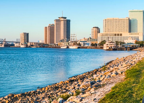 take a stroll down the new orleans river walk