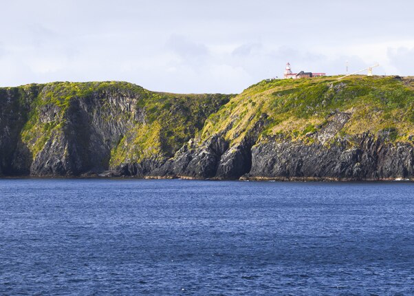 view of a island and a lighthouse near south america