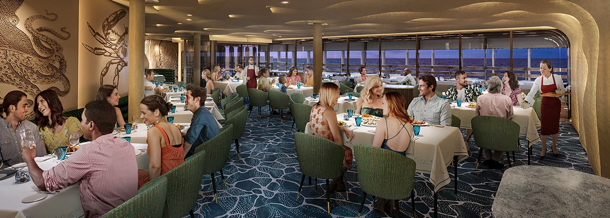 guests dining at emerils coastal seafood