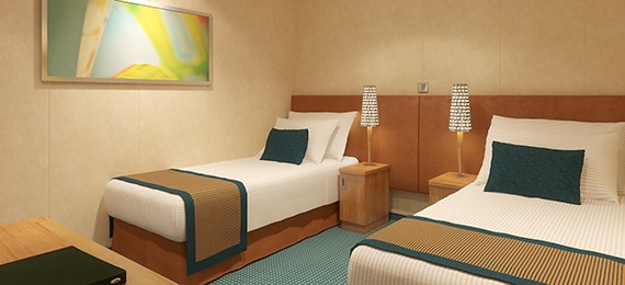 Interior cruise stateroom