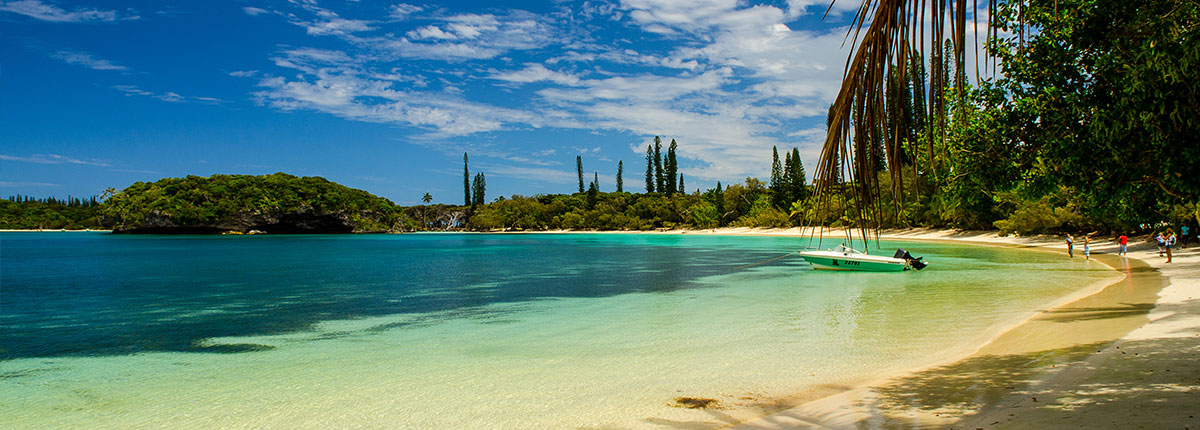 Stunning beach in Isle of Pines, New Caledonia