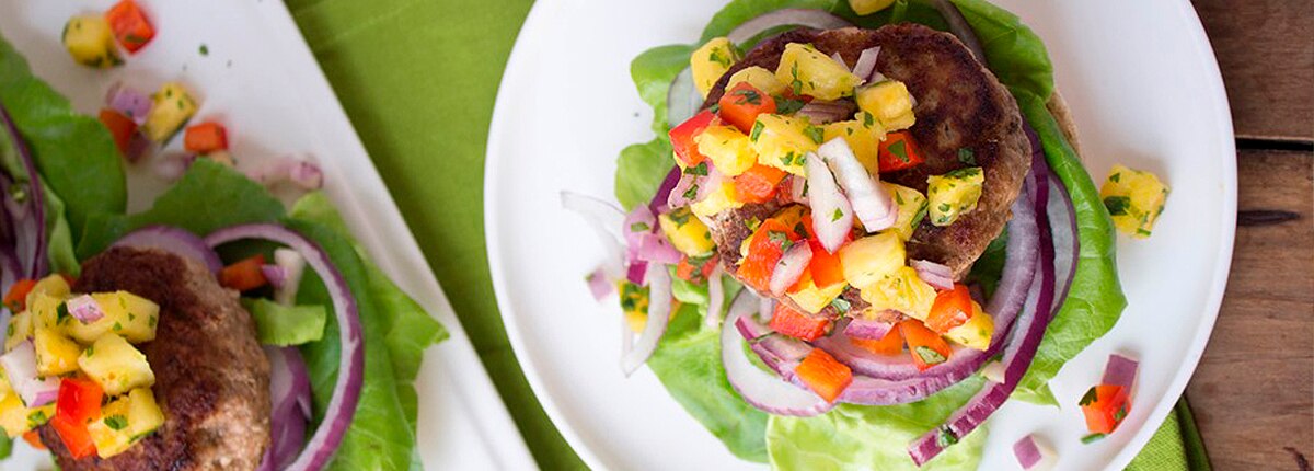 Jamaican Jerk Turkey Burgers