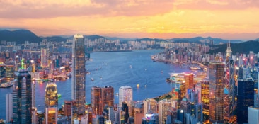 view of buildings in hong kong