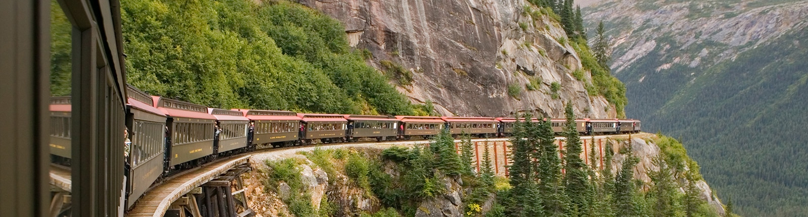 Train ride in Skagway Alaska