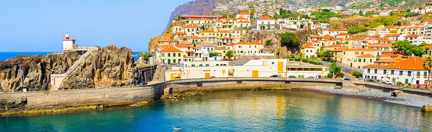 camara de lobos port in funchal, madeira, portugal