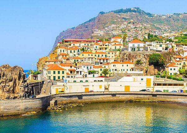 camara de lobos port in funchal, madeira, portugal