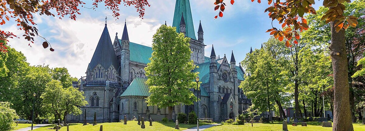 nidaros cathedral in trondheim, norway