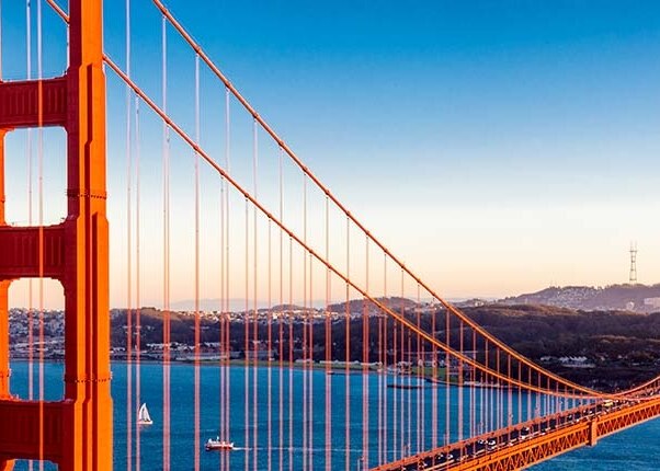 golden gate bridge in san francisco, california