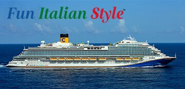 carnival firenze sailing at sea